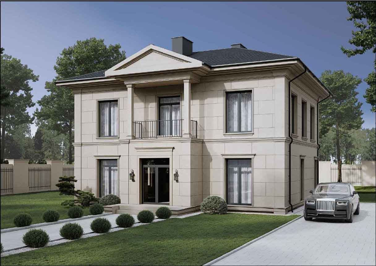 Facade decor + facade thermal panels = see the photo